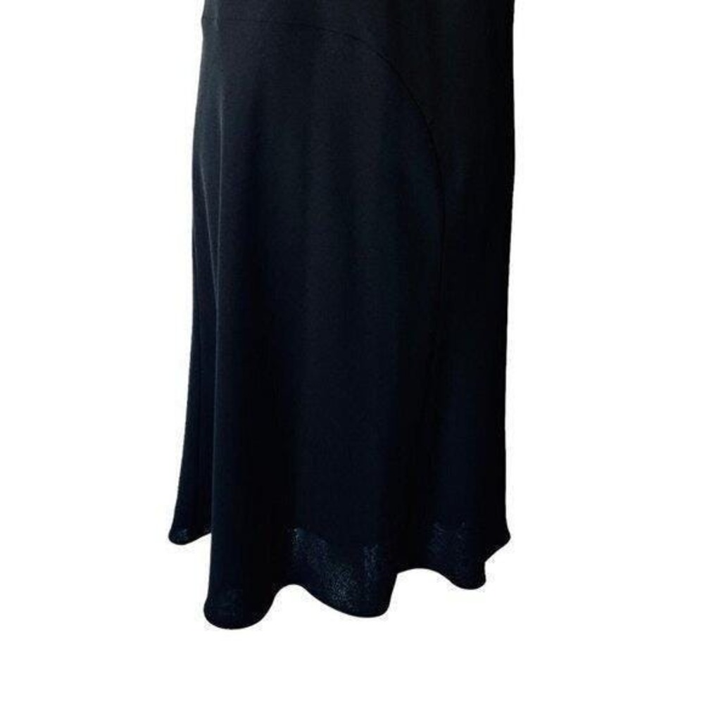 VTG 90s Evan Picone Womens Black Beaded Cocktail Dress Size 16 LBD Formal Event - Picture 5 of 12